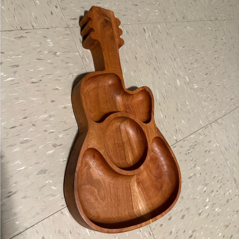 Guitar serving tray